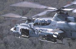 AH-1Z escorting a UH-1Y